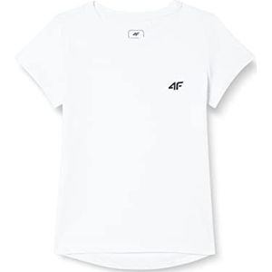 4F JUNIOR T-shirt F279 kleur wit, maat 134 voor dames, Wit, 134 cm