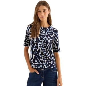 Cecil - T-shirt - Urban dark blue - Met Print All-over