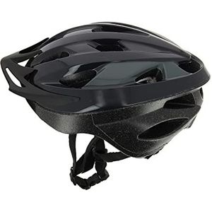 esKapad MTB-helm, maat 58-62, zwart, uniseks, zwart, hoofdomtrek tussen 58 en 62 cm
