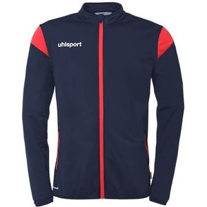 uhlsport Voetbal Squad 27 Classic Jacket Unisex trainingsjack sportjack sweatshirt zonder capuchon met zakken met ritssluiting