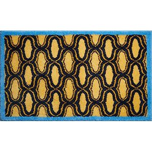 Grund Badmat, Ultrazacht en absorberend, Antislip, 5 jaar garantie, RETRO, Badmat 60x100 cm, geel