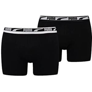 PUMA boxershort voor heren, meerdere logo, zwart, maat L, zwart, L