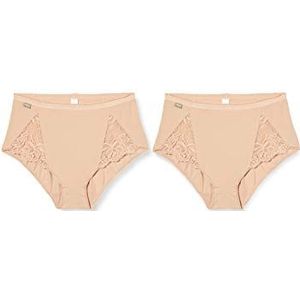 Playtex Dames hipster (verpakking van 2), beige (natural), 3XL