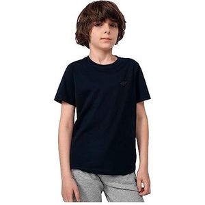 4F JUNIOR T-shirt voor kinderen, marineblauw, 134