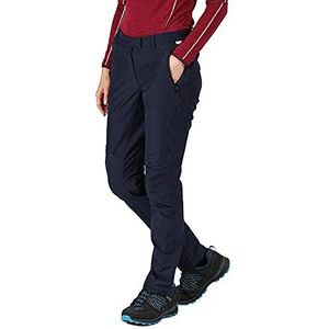 Regatta Dames Highton Isoflex duurzame waterafstotende afwerking UV-bescherming broek marineblauw 12