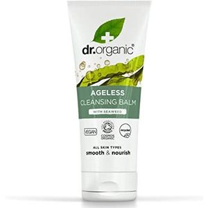 Dr Organic Ageless Reinigingsbalsem met Biologische Zeewier, Fijne Lijntjes, Rimpels, Veganistisch, Dierproefvrij, Zonder Parabenen & SLS, Gerecycled & Recyclebaar, Gecertificeerd Biologisch, 100ml