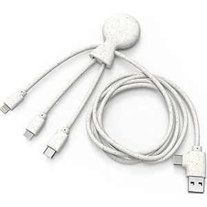USB C – Lightning van milieuvriendelijk materiaal, 2 m lange universele kabel, snel opladen – Mr Bio Long Wheat Xoopar