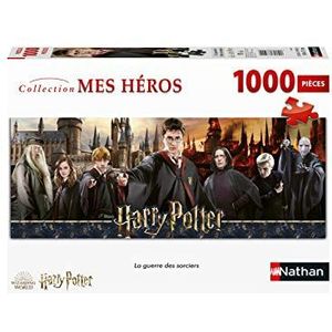 Nathan - Puzzel 1000 stukjes - Tovenaarsoorlog - Harry Potter - Volwassenen en kinderen vanaf 14 jaar - Hoogwaardige puzzel - Mijn helden collectie - 87642