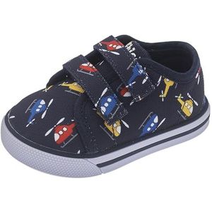 Chicco, Sneaker Met Dubbele Klittenband, Uniseks - Kinderen En Tieners, Blauw (2), 22 EU, Design in Italië