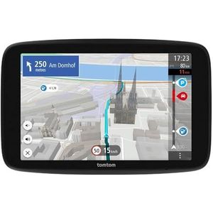 TomTom GPS GO Navigator (écran 7"" extra-large, infos trafic en temps réel, alerte des zones de danger 1 an d'essai inclus, carte d'Europe, mise à jour via Wi-Fi, services Premium, fixation magnétique)