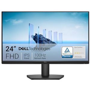 Dell 24 Monitor - SE2425HM, Full HD (1920x1080), 100Hz, IPS, 5ms, VESA (100x100mm), HDMI, VGA, 3 Jaar Garantie, Zwart