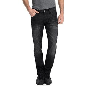 edc by ESPRIT heren slim jeans zwarte wassing, zwart (C True Black 969), 36W x 32L