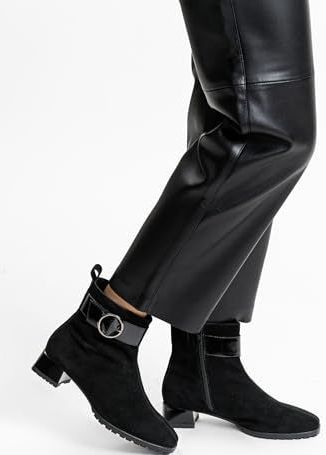 ara Graz enkellaarzen voor dames, zwart, 35 EU breed, zwart, 35 EU Breed