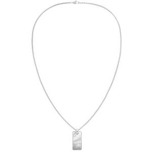 Calvin Klein - CK METALLIC WAVES - Hanger Ketting - Roestvrij Staal - Gunmetal-plated