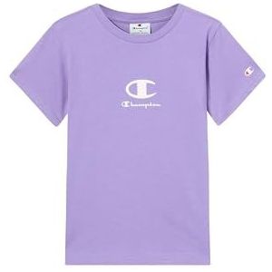 Champion Legacy Boys, T-shirt met ronde hals, XXS, paars, Paars, XXS