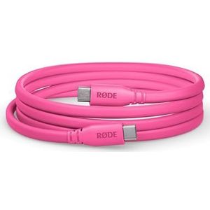 RØDE SC17 USB-C naar USB-C Plat Kabel (1,5m, Roze)
