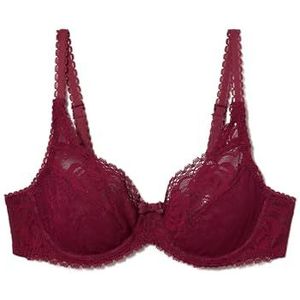 Playtex - Flower Elegance - Omsluitende BH - Rood - Kant