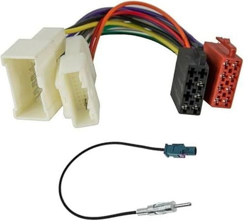 Sound way - Kabelboomadapter ISO-connector - Antenne-adapter - Compatibel met Renault, Dacia, Nissan, Opel