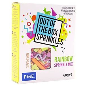 PME Out of the Box Sprinkles Thema Suiker Decoraties 60g - Rainbow Mix