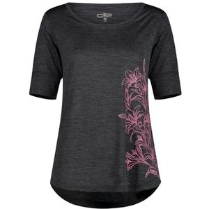 CMP T-shirt van licht jersey melange voor dames