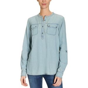 Tommy Hilfiger damesblouse slim fit, 1657602726 / Frances chambray shirt L/s