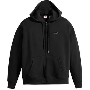 Levi's Everyday Zip Hoodie Anthracite Night Fle, caviar, XS