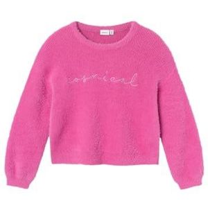 NAME IT Girl gebreide trui Boxy Fit, roze, 116