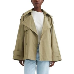 Marc OPolo Denim overgangsjas voor dames, met reverskraag, waterafstotend, 3967, S