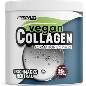 Collageen poeder Vegan - smaakneutraal - veganistisch collageen met 10 g collageenaminozuren uit fermentatie - met hyaluron, silicium uit bamboe-extract & natuurlijke vitamine C - collageendrank - 320