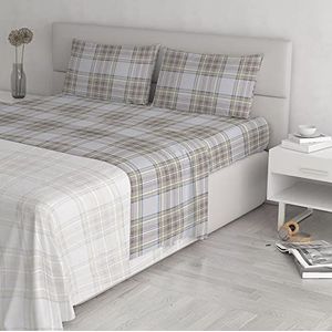 Italian Bed Linen Beddengoedset Athena katoen, EDI groen/blauw, tweepersoonsbed