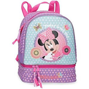 Disney Minnie Today is my Day rugzak, paars, 23 x 28 x 13 cm, polyester, 8,37 l, Paars, Eén maat, lunchtas