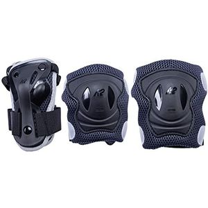 K2 Skates dames PERFORMANCE PAD SET W, zwart-antraciet, S (nee: A: 35-39cm B: 33-36cm / Elbow: A: 22-25cm B: 21-24cm / Pols: A: 19-21cm B: 16-18cm)