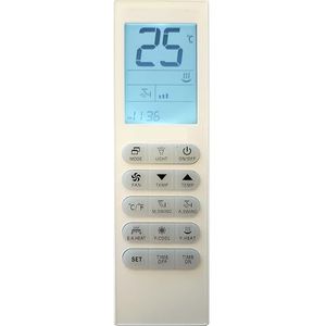 DIGIQUEST Universele Clima afstandsbediening – compatibel met alle merken | groot display met achtergrondverlichting | LED-licht | temperatuurregelaar | snelle en eenvoudige installatie