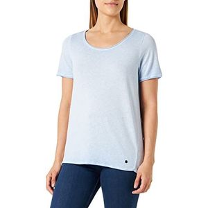 bugatti Dames W8407-42587 T-shirt korte mouwen, lichtblauw 310, Sandard, Lichtblauw-310, S