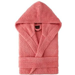 Top Towel Elegante badjas voor dames en heren, 100% katoen, 500 g/m², met capuchon of zonder capuchon, zacht en absorberend voor douche, spa en zwembad, Ketel, L