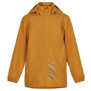 MINYMO Unisex Softshell Shell Jacket voor kinderen, gouden oranje, 140 cm