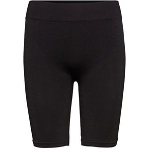 VERO MODA VMJACKIE Naadloze GA NOOS Shorts voor dames, zwart, L/XL, zwart, L/XL