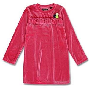 Lemon Beret Casual meisjesjurk, Raspberry Sorbet, 3 Jaren