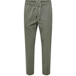 ONLY & SONS Onslinus Taper 0183 Pant Noos, Castor Gray, L