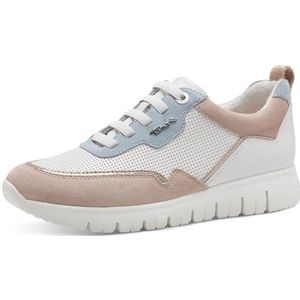 Tamaris Dames 8-83706-42 sneakers, White Comb, 36 EU breed, White Kam, 36 EU Breed