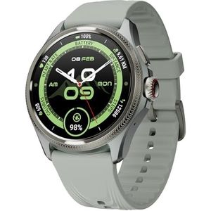 Ticwatch Pro 5 Enduro Smartwatch voor mannen, Android Wear OS Smart Watch 90 uur, accu 110+ trainingsmodi, 7/24 hartslag, 5 ATM, GPS, kompas, niet compatibel met iPhone, slate, Standaard