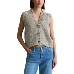 Marc O'Polo DENIM - Gebreide Bodywarmer - Grijs Gemêleerd