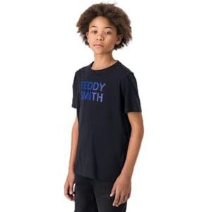 Teddy Smith, Ticlass 3 MC Jr T-shirt voor jongens, Kool/contrast 2, 4 Jaren