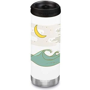 Klean Kanteen Coast grafische fles met deksel voor koffie, 1 EA