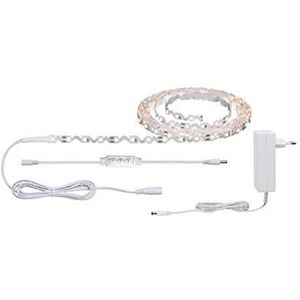 Paulmann 78963 LED strip FlexLED 3D basisset 5 m incl. 1x10,5 watt dimbaar lichtband wit lichtstrip kunststof LED band 3000 K