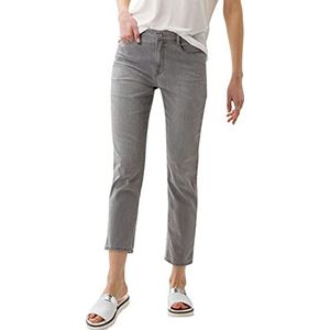BRAX Dames Style Caro S verkorte ultralichte denim jeans, Used Light Grey, 29W / 30L