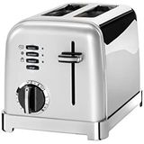 Cuisinart 2 Slice Toaster Broodrooster CPT160SE - Ontdooifunctie - Bagel functie - 6 standen - Zilver