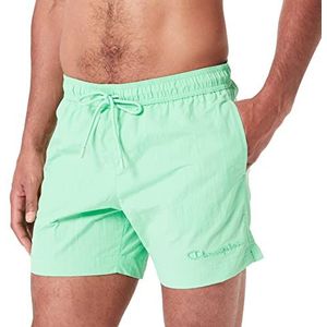 Champion Legacy Beachshorts AC Tonal Small Logo Shorts, mintgroen, M voor heren