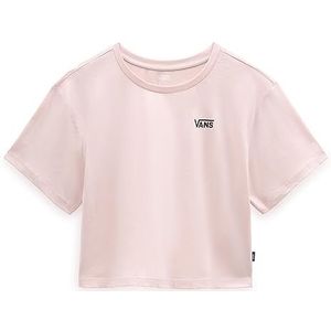 Vans Dames Little Drop V SS Crop T-shirt, Sepia Rose, M, Sepia Roos, M