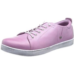 Andrea Conti Damessneakers, sportschoenen voor dames, Lavendel, 38 EU